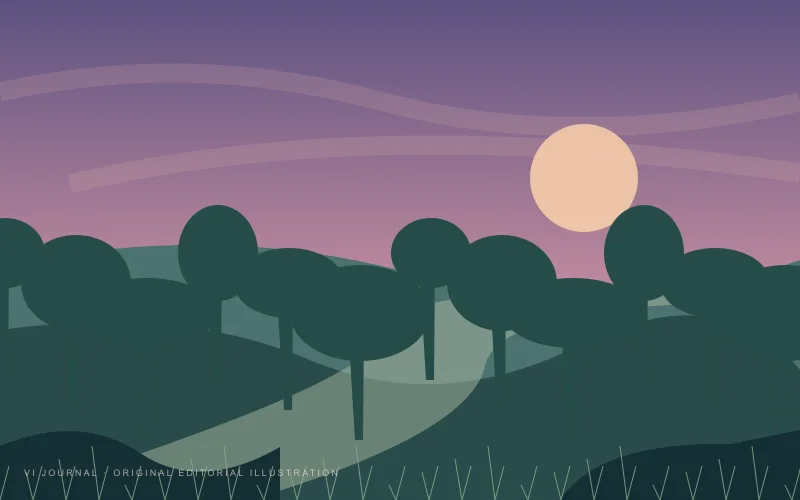 Original atmospheric illustration; not a screenshot of Grassrivers